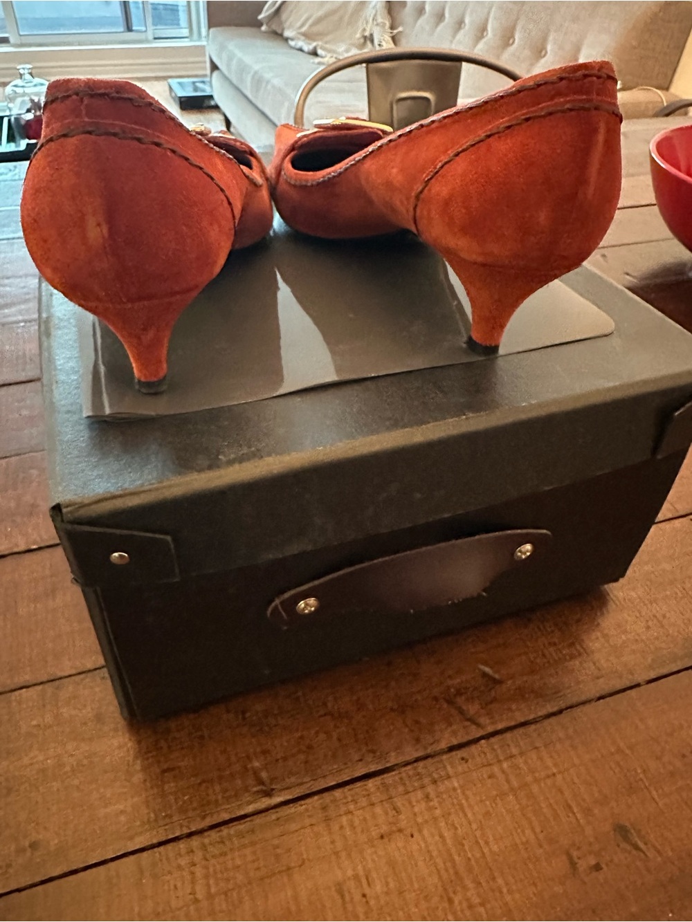Prada Suede Kitty Heels - Picture 13 of 14